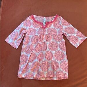 Calypso St. Barth for Target Pink and Orange Cotton Medallion Coverup
